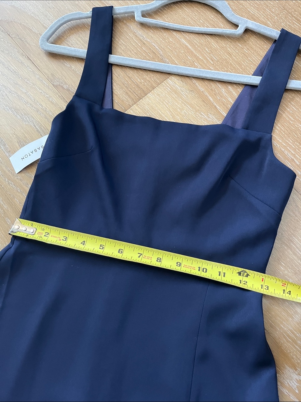 NWT Aritzia Babaton 90s Slit Midi Dress in Pure Indigo (Size 0) - Picture 10 of 11